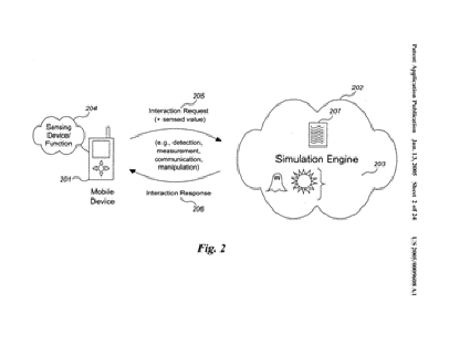 Mobile devices can be used to detect, measure, communicate, and manipulate local computer-generated characters